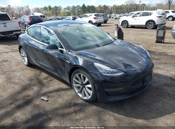 5YJ3E1EB6LF668583 2020 TESLA MODEL 3 Черный Передняя правая четверть