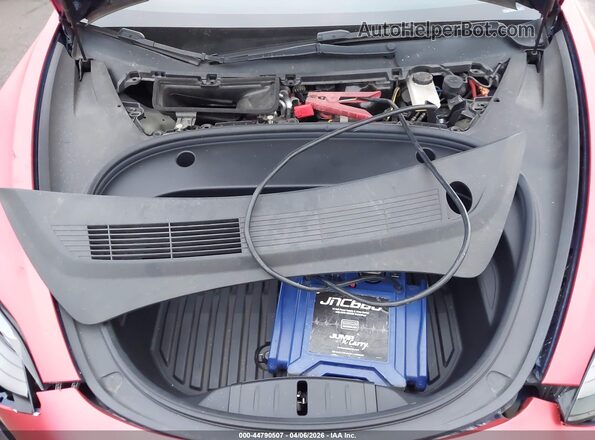 5YJ3E1EB6NF351017 2022 TESLA MODEL 3 Красный Вид сзади