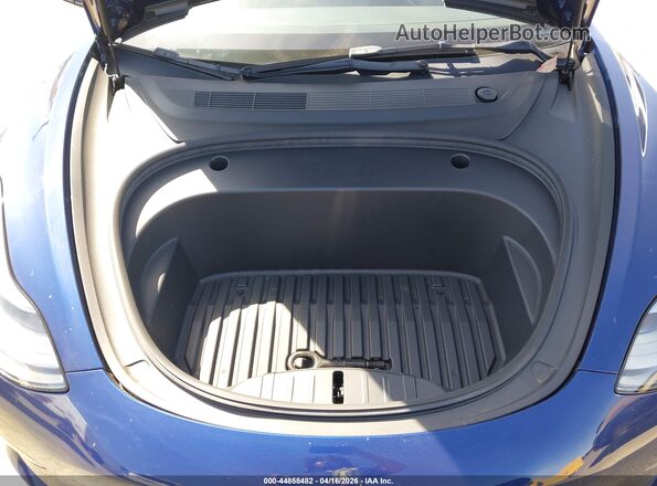 5YJ3E1EB7NF350698 2022 TESLA MODEL 3 Синий Вид сзади