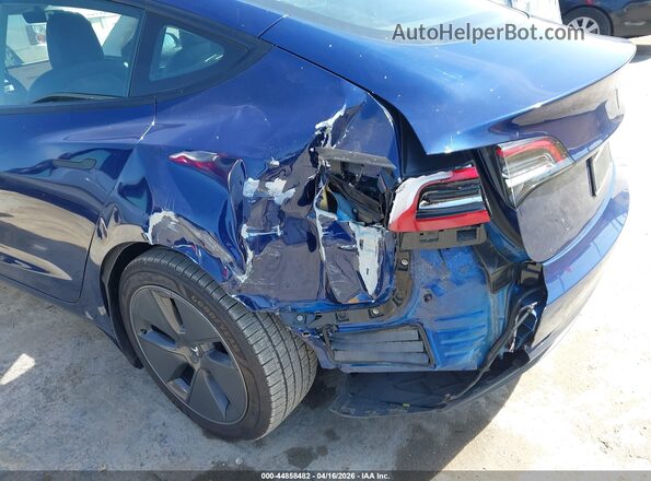 5YJ3E1EB7NF350698 2022 TESLA MODEL 3 Синий Вид спереди