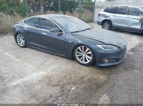 5YJSA1E29GF145331 2016 TESLA MODEL S Gray Przód prawy