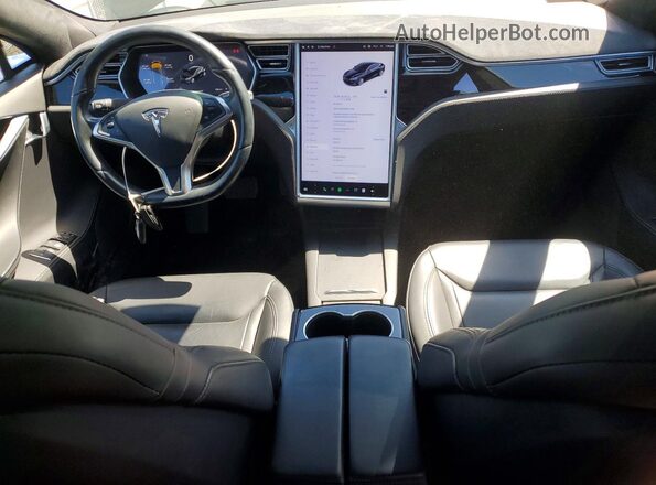 5YJSA1E29GF175039 2016 TESLA MODEL Черный Вид панели приборов