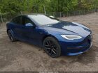 2021 Tesla Model S Long Range Dual Motor All-wheel Drive Blue vin: 5YJSA1E5XMF428455