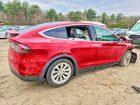 2021 Tesla Model X Красный vin: 5YJXCBE2XMF322924