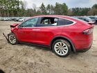 2021 Tesla Model X Красный vin: 5YJXCBE2XMF322924