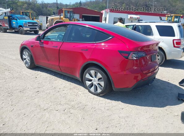 5YJYGDEE1MF083682 2021 TESLA MODEL Y Red Задня ліва чверть