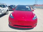 2021 Tesla Model Y Long Range Dual Motor All-wheel Drive Red vin: 5YJYGDEE1MF083682