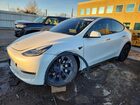 2021 Tesla Model Y Белый vin: 5YJYGDEE1MF267181