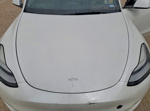 5YJYGDEE2MF279873 2021 TESLA MODEL White Vista del compartimento del motor