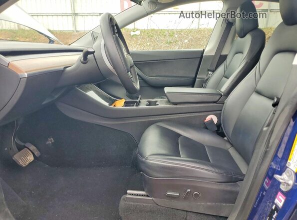 5YJYGDEE3MF114883 2021 TESLA MODEL Blue Vista interior delantera