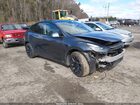 2021 Tesla Model Y Long Range Dual Motor All-wheel Drive Gray vin: 5YJYGDEE3MF184528