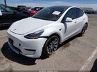 2021 Tesla Model Y Long Range Dual Motor All-wheel Drive White vin: 5YJYGDEE3MF241973