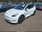 2021 Tesla Model Y Long Range Dual Motor All-wheel Drive White vin: 5YJYGDEE4MF123897