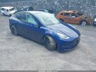 2021 Tesla Model Y Long Range Dual Motor All-wheel Drive Blue vin: 5YJYGDEE4MF198664