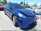 2020 Tesla Model Y Long Range Dual Motor All-wheel Drive Синий vin: 5YJYGDEE5LF053079