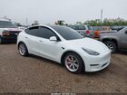 2021 Tesla Model Y Long Range Dual Motor All-wheel Drive White vin: 5YJYGDEE6MF061452