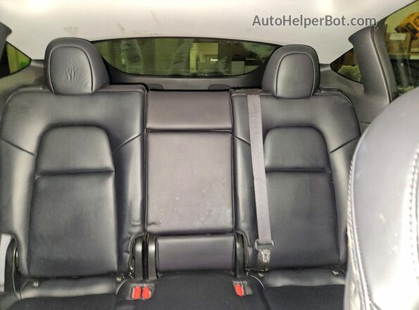 5YJYGDEE7MF073481 2021 TESLA MODEL Blue Widok tylnych siedzeń