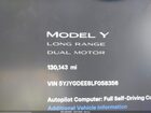 2020 Tesla Model Y Long Range Dual Motor All-wheel Drive Gray vin: 5YJYGDEE8LF058356