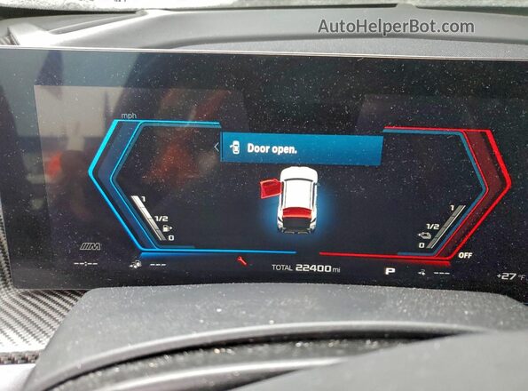5YM23CS08P9S69925 2023 BMW OTHER White Vista del cuadro de instrumentos