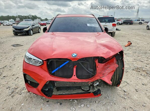 5YMTS0C02M9F29612 2021 BMW X3 Красный Вид спереди