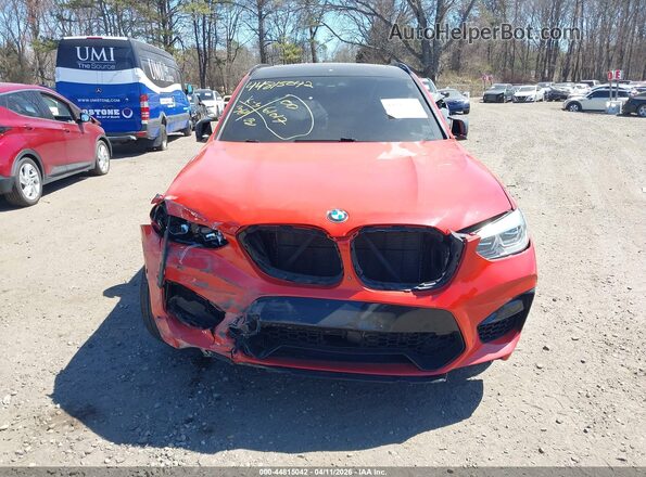 5YMTS0C04L9B74120 2020 BMW X3 Red Widok zestawu wskaźników