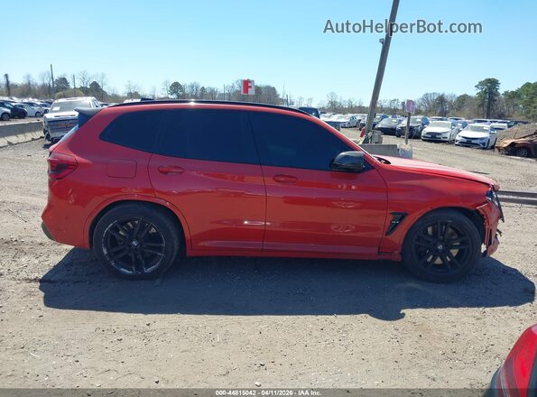 5YMTS0C04L9B74120 2020 BMW X3 Red Widok wnętrza z tyłu