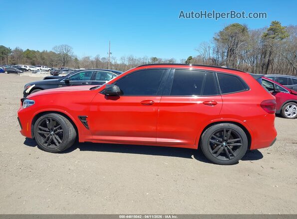 5YMTS0C04L9B74120 2020 BMW X3 Red Widok wnętrza 360 stopni