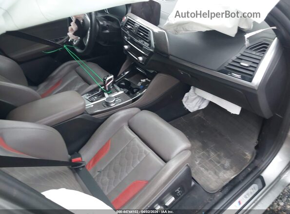 5YMTS0C07L9B74077 2020 BMW X3 Gray Widok wnętrza z przodu