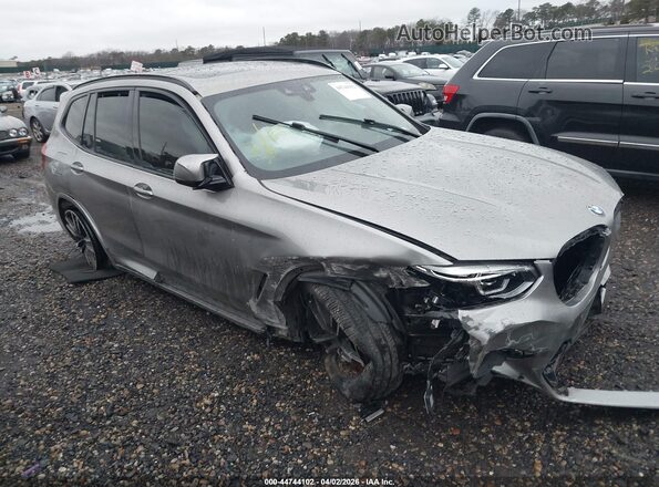 5YMTS0C07L9B74077 2020 BMW X3 Gray Przód prawy