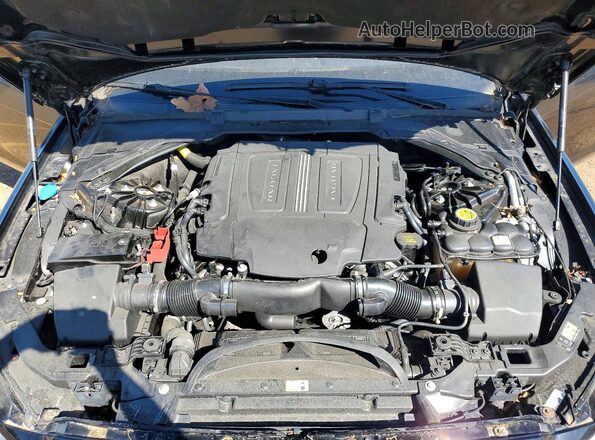 SAJBD4BV9HCY27777 2017 JAGUAR XF Черный Вид подкапотного пространства