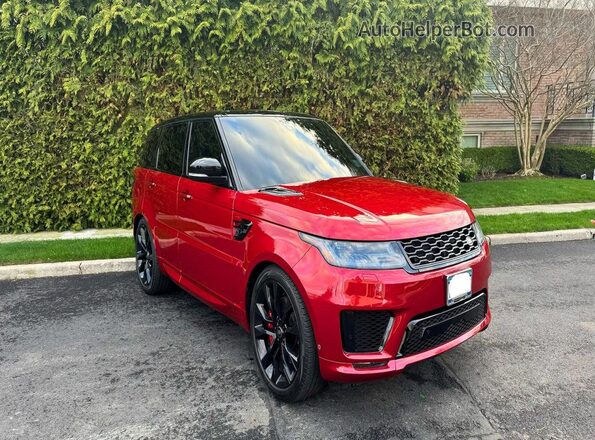 SALWS2RU0LA708214 2020 LAND ROVER RANGE Красный Задняя левая четверть