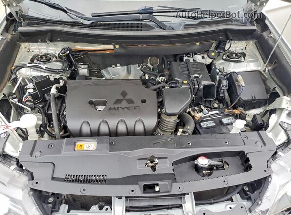 JA4AD2A31LZ047853 2020 MITSUBISHI OUTLANDER Silver Vista de la etiqueta del VIN