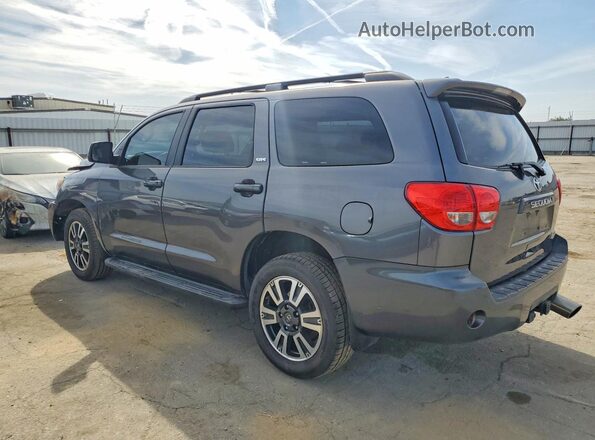 5TDZY5G12HS068465 2017 TOYOTA SEQUOIA Gray Trasero izquierdo