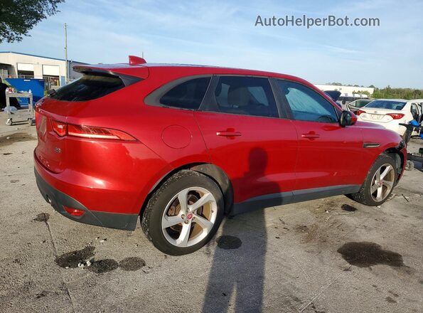 SADCJ2GXXJA235529 2018 JAGUAR F-PACE Красный Передняя правая четверть