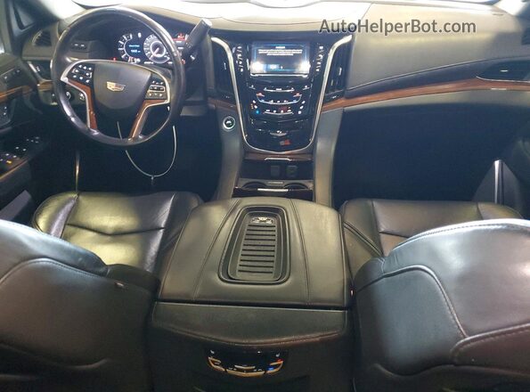 1GYS4BKJ7JR395770 2018 CADILLAC ESCALADE Черный Вид щитка приборов