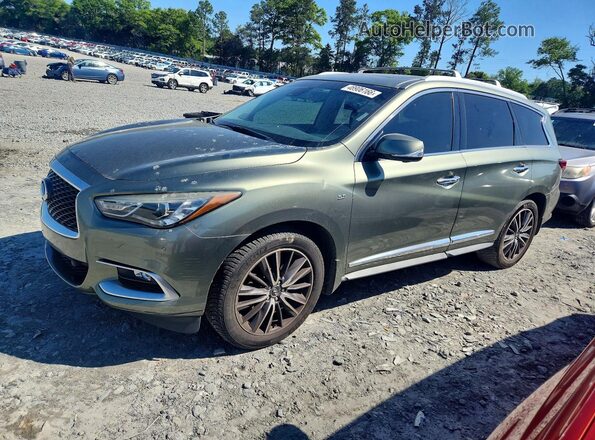5N1AL0MN7GC507810 2016 INFINITI QX60 Зеленый Передняя левая четверть