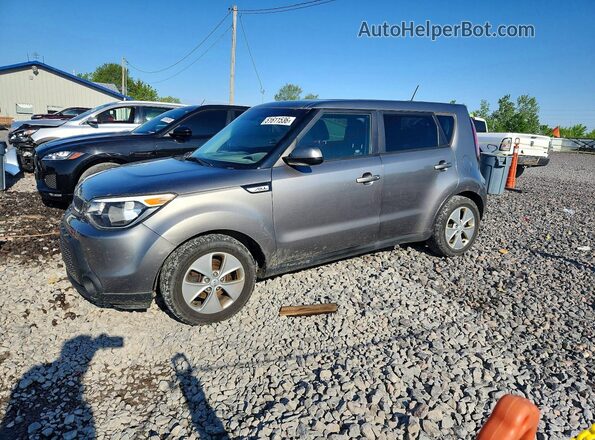KNDJN2A26G7239040 2016 KIA SOUL Серый Задняя левая четверть