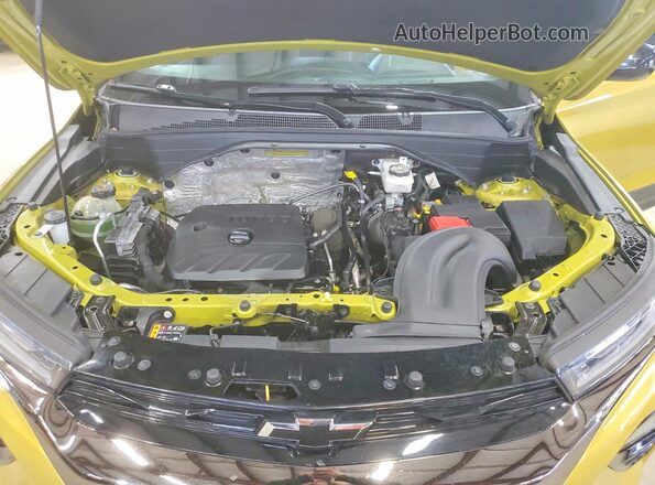 KL79MUSLXPB099674 2023 CHEVROLET TRAILBLAZER Yellow Вид підкапотного простору