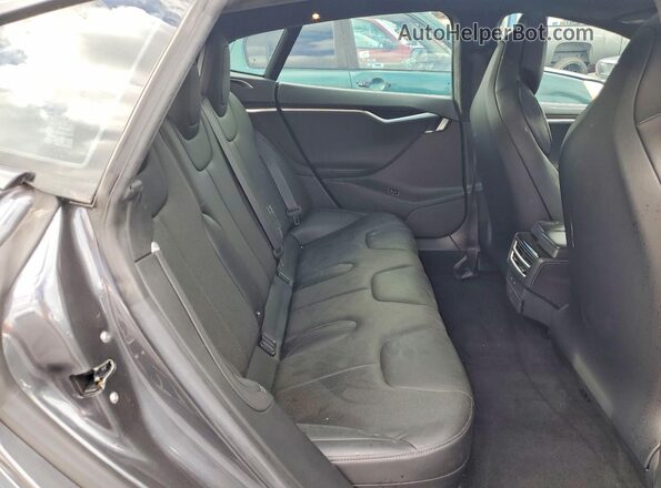 5YJSA1E28HF184459 2017 TESLA MODEL S Угольный Вид задней части салона