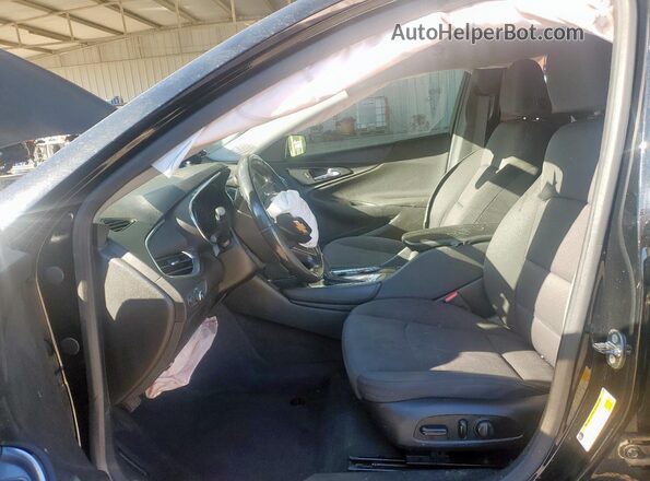 1G1ZD5ST1JF132160 2018 CHEVROLET MALIBU Черный Вид салона спереди