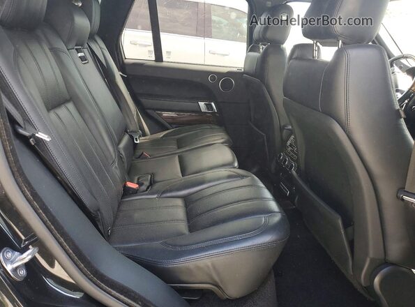 SALGS2KF6GA255660 2016 LAND ROVER RANGE ROVER Черный Вид подкапотного пространства