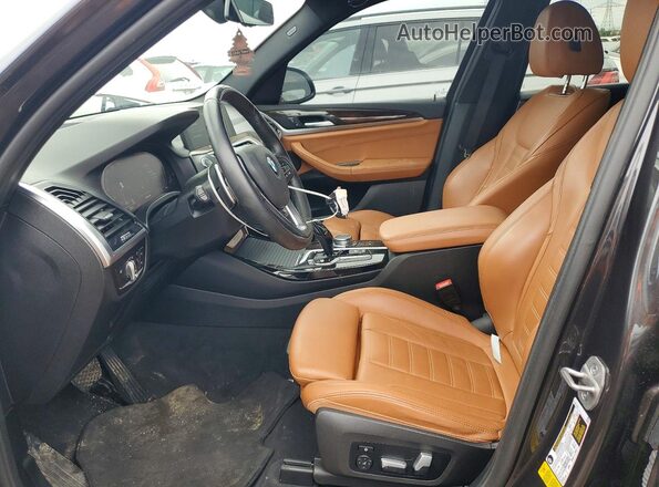 5UXTY3C09M9H28390 2021 BMW X3 Черный Вид панели приборов