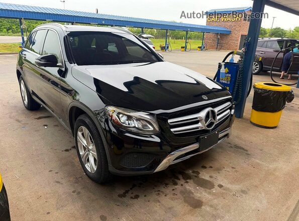 WDC0G4JB0JV036983 2018 MERCEDES-BENZ GLC-CLASS Черный Передняя левая четверть