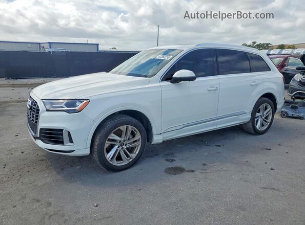 WA1LXAF7XMD014161 2021 AUDI Q7 Белый Задняя левая четверть