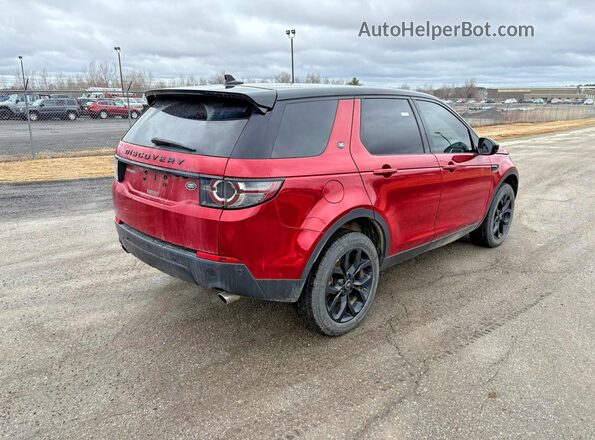 SALCR2BG4GH590300 2016 LAND ROVER DISCOVERY Бордовый Вид спереди