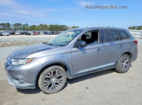 JA4AD2A36JZ039230 2018 MITSUBISHI OUTLANDER Серый Передняя левая четверть