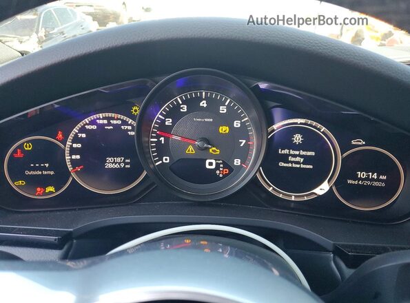 WP1BB2AYXPDA30563 2023 PORSCHE CAYENNE Серый Вид задних сидений