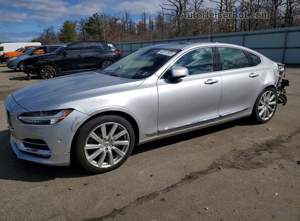 YV1A22ML0H1011059 2017 VOLVO S90 Серебряный Передняя левая четверть