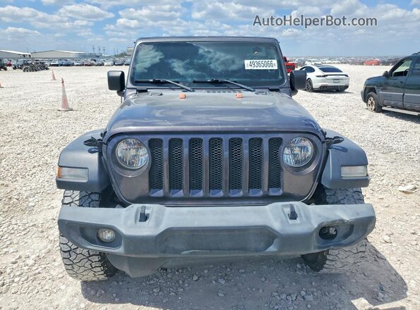 1C4HJXDG0KW612537 2019 JEEP WRANGLER Серый Вид сзади