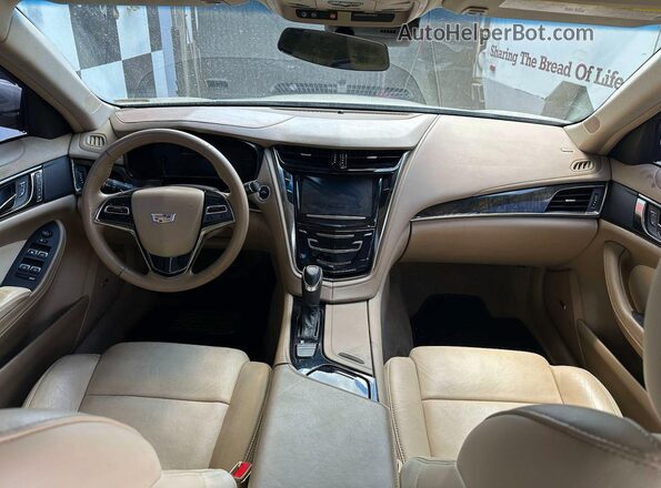 1G6AX5SX9G0110193 2016 CADILLAC CTS Золотой Вид задних сидений